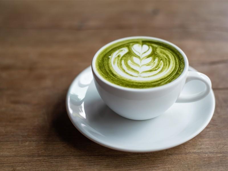 Make A Matcha Latte Typical Of Bogor City